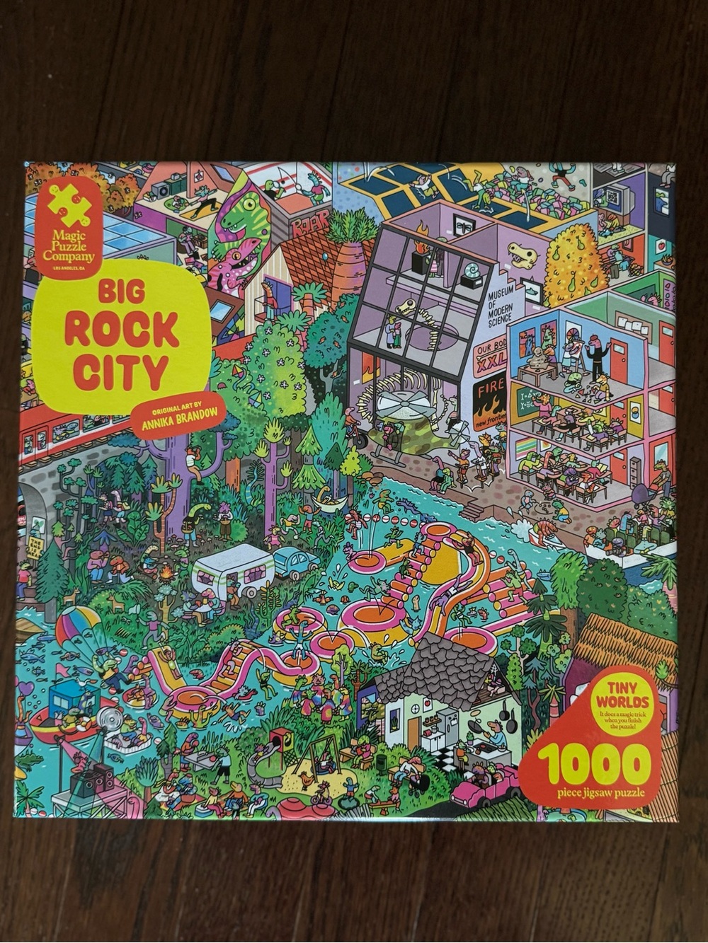 Magic Puzzle Company Big Rock City 1000 Piece Jigsaw Puzzle Annika Brandow 2023